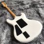 Custom G-RZK-ESP Electric Guitar in White China OEM Custom Body RZ Guitar&DIY Kits