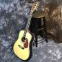 Custom D45 Solid Wood Dreadnought Acoustic Guitar Solid Rosewood Back Side