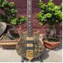 Custom 4 Strings Alembic Style Electric Bass Guitar Neck Through Body Customized Bass Order