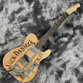 Custom 6 Strings Heavy relic Alder Body Maple Neck Jack Danny Double Pickup Electric Guitar 