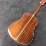 Custom Solid KOA Wood Dreadnought D Body Life Tree Inlay Acoustic Guitar with Customized Logo