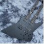 Custom Double Neck Electric Guitar EMG Pickup Accept Guitar, Bass, Pedal, Amp OEM Order