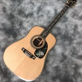 Custom 41 Inch D100 Series Luxury Full Abalone Fingerstyle Acoustic Guitar