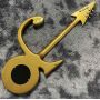 Custom Irregular Special Body Electric Guitar in Gold Color