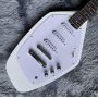 Custom VOXX STYLE Electric Guitar Accept Guitar in White Color Customized on Logo Shape Hardware