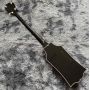Custom Grand irregular shape body Electric Guitar in black color accept guitar amp pedal OEM