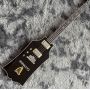 Custom Grand irregular shape body Electric Guitar in black color accept guitar amp pedal OEM