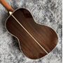 Custom 39 inch vintage aged style AAAA solid cedar wood OOO body fancy abalone all over vine folk classic acoustic electric guitar