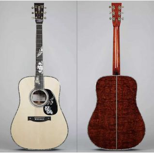 Chinese handmade Bubinga all solid acoustic guitar 