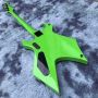 Custom Irregular Shape Body BC Rch Style Electric Guitar in Green Color Accept Guitar Bass OEM Order