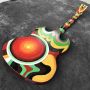 Custom Irregular Special Shape Color Hand Painting Body Electric Guitar in Kinds Color