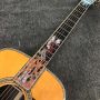 Custom Ice and Fire Deluxe AAAAA solid wood 41 inch acoustic guitar
