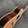 Custom OM 5A All Solid cedar Wood Solid Back Side Abalone Binding Acoustic Electric Guitar FSM301 Pickup Electronic