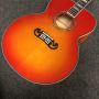 Custom Flamed Maple Back Side SJ200 Jumbo Acoustic Guitar in Tobacco Color