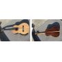China Quality YULONG GUO Handmade Double Spruce Cedar Top Chamber Concert Classic Guitar with Free Fiberglass Case