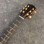 Custom Lefty Handed 40 Inch K24 KOA Wood Ebony Fingerboard Acoustic Guitar with Rosewood Binding