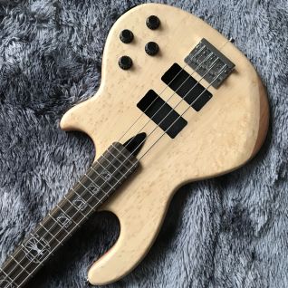 Custom 4 Strings G-WAL Style Neck Through Body Electric Bass Guitar with Chinese Made Hardware