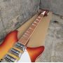 Custom Grand Style Ricken Type 330 Electric Guitar in Cherry Red Burst Body Rosewood Fingerboard 12 Strings Electric Guitar