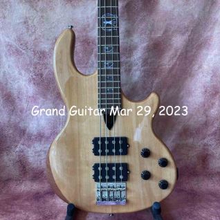 Custom G-WA Style MK1 Mark1 4 Strings Neck Through Body Electric Bass with Passive Pickup Customized Order