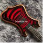 Custom Quilted Maple Veneer Wylde Audio Nomad Guitar with Ebony Fretboard Redrum Vortex