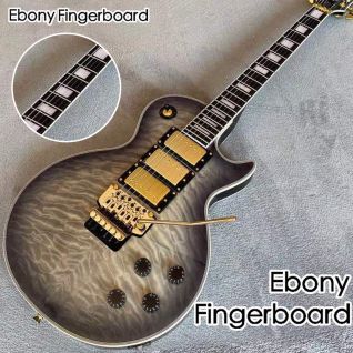 Custom GLP Electric Guitar with Floyd Rose Bridge Ebony Fingerboard