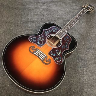 Custom 2015 Sj200 Bob Dylan Collector Edition 43 Inch Jumbo Classic Acoustic Guitar Cocobolo Back Side style