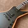 Custom Blood Eagle Handmade 6 stings Electric Guitar in Matte Black Color