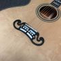 Custom 43 inch deluxe jumbo sj200aa full abalone binding acoustic guitar with SOLID cocobolo back side