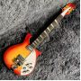 Custom Ricken 600 Electric Guitar Solid Body Cherry Sunburst Color R Tail System Bridge
