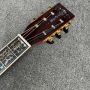 Custom 39 inch OOO body abalone binding slotted headstock cedar acoustic guitar