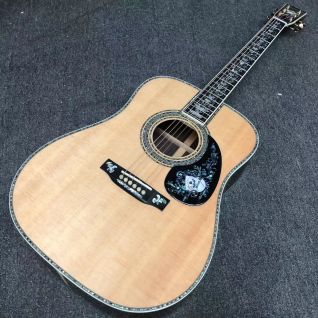 Custom D100 Deluxe Solid Wood Acoustic Guitar