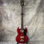 Custom Grand Bass Guitars OEM 4 Strings Electric Bass Guitar in Vintage Red Color GSG Bass