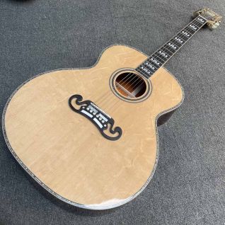 Custom AAAAA Cocobolo Solid Wood Back Side Acoustic Guitar SJ200 Jumbo GB J200 GIBSON Style 