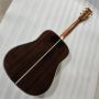 Custom Solid India Rosewood Back Side 41 Inch D Body Acoustic Electric Guitar in Yellow Painting
