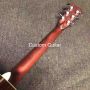 Custom Solid Spruce Top Solid Rosewood Back Side OM JM 14 Frets Acoustic Guitar Herringbone Binding