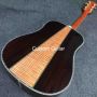Custom Solid Rosewood back side Dove AAAAA All Solid Guitar Spruce Top Nut width 44mm
