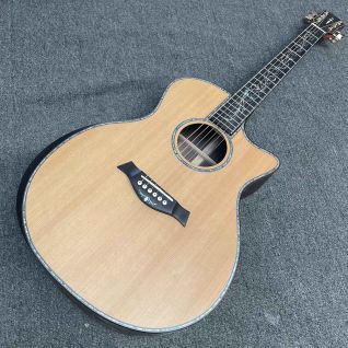 Custom 40 inch PS Style cedar top solid rosewood back side maple binding ebony fingerboard acoustic guitar BB band electronic