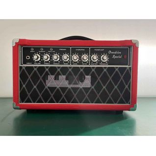 Custom Grand D-Dumble Handmade Value Tube Guitar Amplifier Head 20W Point to Point Amp Head in Red JJ Tubes 2 x EL84 Power 3 x 12ax7 Preamp with Loop