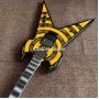 High quality Electric Guitar viking totem style WYLDE War Hammer Zakk audio electric guitar accept guitar and bass OEM order