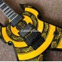High quality Electric Guitar viking totem style WYLDE War Hammer Zakk audio electric guitar accept guitar and bass OEM order