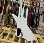 Custom ESP Style Snakebyte Electric Guitar Active Pickups in White Color