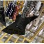 Custom ESP Style Snakebyte Electric Guitar Active Pickups in Black Color