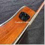 Custom Solid Koa Wood 12 strings Real Abalone Cutaway Acoustic Electric Guitar with Ebony Fingerboard, Double Preamp Electronic, Life Tree Inlay, Customized Logo Headstock Accept Guitar OEM
