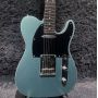 Custom Tele Electric Guitar with Metallic Blue Color Double Binding TL Guitar