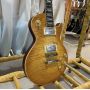 Custom Relic Les Paul LP Flamed Maple Top 1959 Tribute to Gary Moore Peter Green Smoked Sunburst One Piece Body and Neck Electric Guitar 