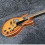 Custom ES335 ES339 ELectric Guitar, Semi Hollow Body, Tune-O-Matic Bridge, Lemon Sunburst Color