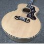 Custom solid spruce top rosewood fingerboard flamed maple back side 43 inch jumbo acoustic guitar