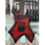 Custom BC.RICH style flamed maple top special body electric guitar