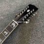 Custom 12 Strings Black Glossing GB Style Dove Acoustic Guitar Accept Guitar OEM