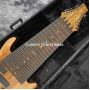 Custom 17 Strings Neck Through Body Electric Bass Guitar